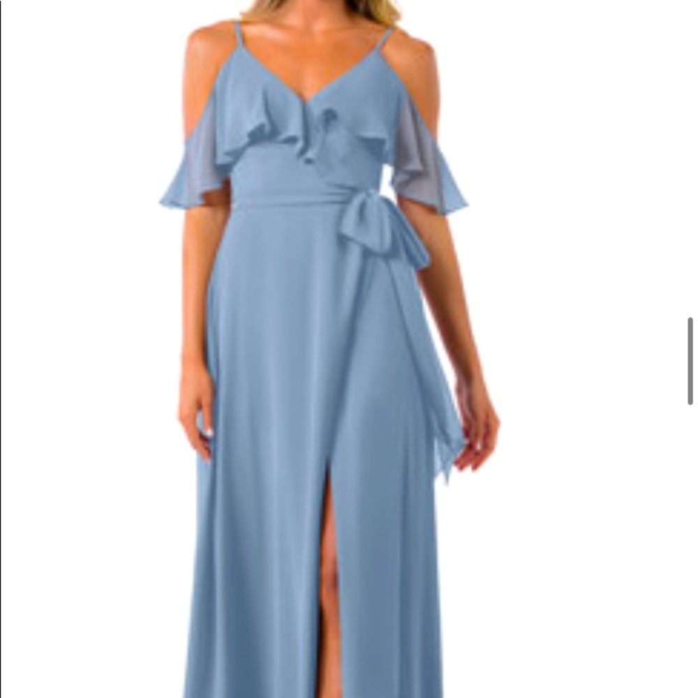 NWT dusty blue bridesmaid dress